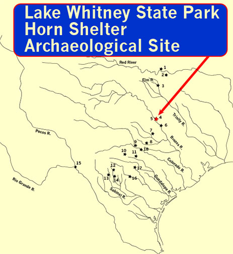 Map Bosque Museum Horn Shelter
